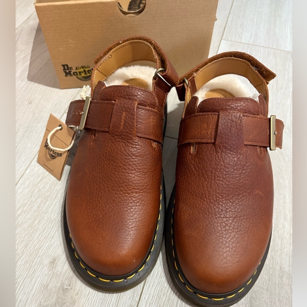 BNWT Dr. Martens Jorge II Fl Cashew Ambassador Clogs  unisex women 10 / men 9 - Picture 4 of 6